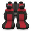 Housses de siège adaptées pour Audi A4 B5, B6, B7, B8, B9 (1995-2024) - housse siege voiture universelles - couverture siege - RSL-RD