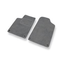 Tapis de Sol Velours adapté pour Peugeot 607 Berline (1999-2010) - Premium tapis de voiture - gris
