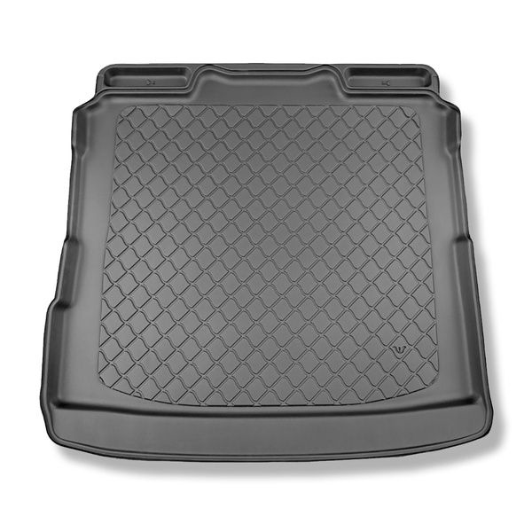 Tapis de coffre adapté pour DS 9 Berline (03.2021-....) - bac de coffre - protection de coffre voiture - aussi pour E-Tense Plug-in Hybrid