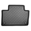 Tapis de sol en TPE adapté pour Volvo XC90 II SUV (05.2015-....) - 5 ou 7 sièges; sans la troisième rangée de sièges; aussi pour Plug-in Hybrid Recharge - tapis de voiture - noir