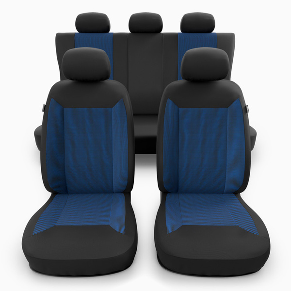 Housses de siège adaptées pour Audi A4 B5, B6, B7, B8, B9 (1995-2024) - housse siege voiture universelles - couverture siege - RYL-BL