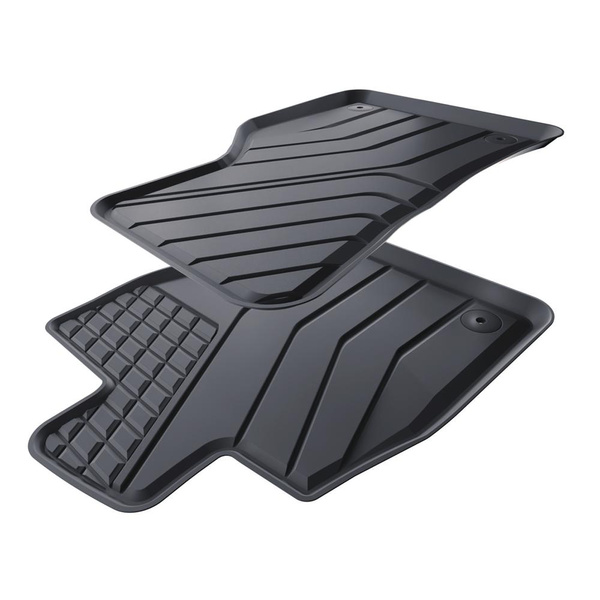 Tapis de sol en TPE adapté pour Cupra Formentor Crossover (2020-....) - tapis de voiture - noir