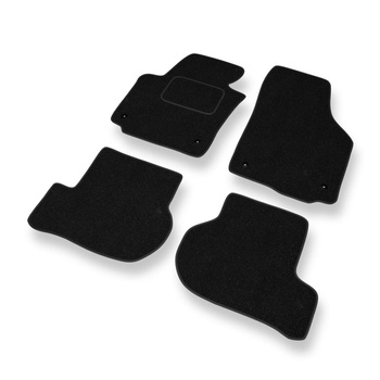 Tapis de Sol Feutres adapté pour Seat Toledo III (2004-2009) - tapis de voiture - noir