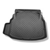 Tapis de coffre adapté pour Mercedes-Benz Classe C W204 Berline (04.2007-02.2014) - bac de coffre - protection de coffre voiture - sièges arrière non rabattables