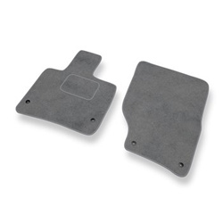 Tapis de Sol Velours adapté pour Audi Q7 I SUV (2005-2015) - Premium tapis de voiture - gris