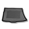 Tapis de coffre adapté pour Hyundai i30 II GD Hayon (02.2012-01.2017) - bac de coffre - protection de coffre voiture - coffre inférieur (sans rangement)