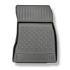 Kit tapis de coffre et tapis de voiture TPE pour: Mercedes-Benz CLA C118 Coupé (05.2019-....) - cavités amovibles dans les modèles avec filets latéraux; non pour version Plug-in hybride