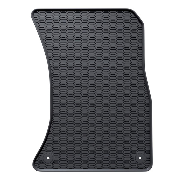 Tapis de sol en caoutchouc adapté pour Audi Q5 II SUV, Sportback (2017-....) - tapis de voiture - noir - 4 pcs.