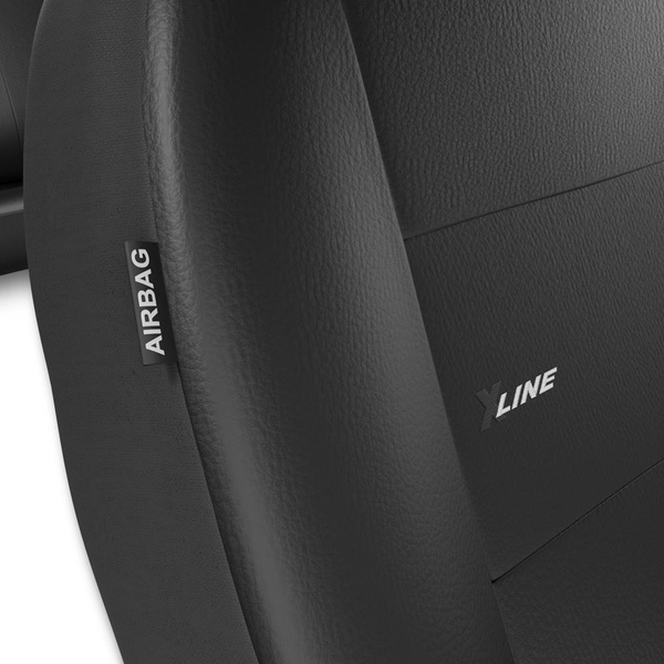 Housses de siège avant adaptées pour Opel Meriva A, B (2002-2017) - housse siege voiture universelles - couverture siege conducteur - 2XL-B