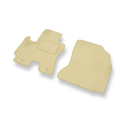 Tapis de Sol Velours adapté pour Toyota RAV4 II SUV (2000-2005) - Premium tapis de voiture - beige