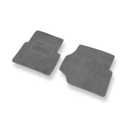 Tapis de Sol Velours adapté pour Land Rover Defender II SUV (1990-2007) - Premium tapis de voiture - gris