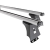 Barres de toit en aluminium adapté pour Honda CR-V SUV (2007-2011) - Porte-Bagages de Voiture argent - points de montage - (suivant le modèle de voiture ils peuvent se situer à différents endroits)