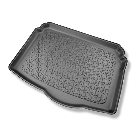 Tapis de coffre adapté pour Volkswagen Taigo SUV (09.2021-....) - bac de coffre - protection de coffre voiture - coffre inférieur; plancher amovible en la position la plus basse