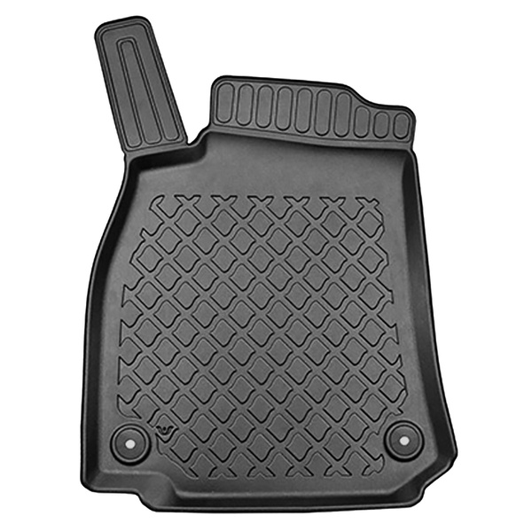Tapis de sol en TPE adapté pour Audi A7 C8 4K Sportback (02.2018-....) - tapis de voiture - noir
