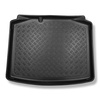 Tapis de coffre adapté pour Skoda Rapid Ambition, Elegance Spaceback (10.2013-03.2019) - bac de coffre - protection de coffre voiture - coffre inférieur (sans / sous le plancher multi-fonctions)