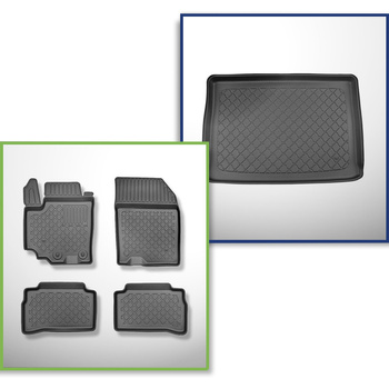 Kit tapis de coffre et tapis de voiture TPE pour: Suzuki Vitara SUV (2019-03.202