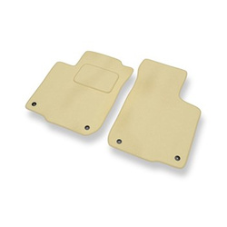 Tapis de Sol Velours adapté pour Volkswagen Bora I Berline, SW (1998-2005) - Premium tapis de voiture - beige