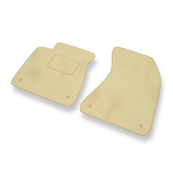 Tapis de Sol Velours adapté pour Audi A8 III D4 Berline (2010-2017) - Premium tapis de voiture - beige