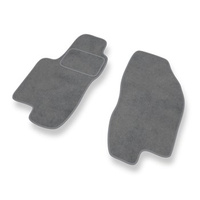 Tapis de Sol Velours adapté pour Alfa Romeo 156 I (1997-2003) - Premium tapis de voiture - gris