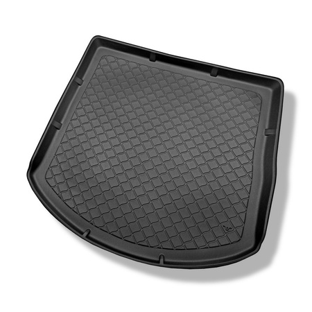 Tapis de coffre adapté pour Ford Mondeo IV Break (09.2007-12.2014) - bac de coffre - protection de coffre voiture - avec roue de secours taille normale