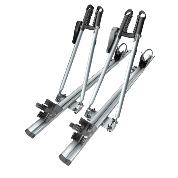 2x Porte-vélo de toit en aluminium avec clé - 2xM-17
