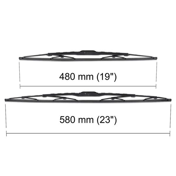 Balais d'essuie-glace de pare-brise adaptés pour Fiat Brava Hayon (10.1995-12.2001) - balais standard
