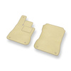 Tapis de Sol Velours adapté pour Mercedes-Benz SL R231 Roadster (2012-2020) - Premium tapis de voiture - beige