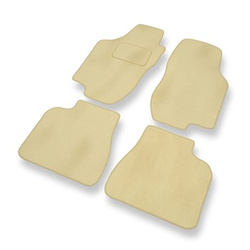 Tapis de Sol Velours adapté pour Lancia Lybra I Berline, SW (1999-2006) - Premium tapis de voiture - beige