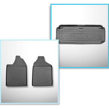 Kit tapis de coffre et tapis de voiture TPE pour: Aixam Miniauto Cross Hayon (20