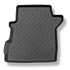 Tapis de sol en TPE adapté pour Ford Tourneo Connect II Van (01.2014-2022) - 5 ou 7 sièges; sans la troisième rangée de sièges - tapis de voiture - noir