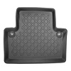 Tapis de sol en TPE adapté pour Volvo XC90 I SUV (12.2015-10.2022) - 5 ou 7 sièges; sans la troisième rangée de sièges - tapis de voiture - noir