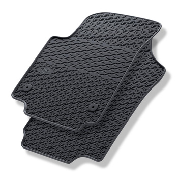 Tapis de sol en caoutchouc adapté pour Skoda Citigo (2011-2020) - tapis de voiture - noir