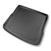 Tapis de coffre adapté pour Skoda Enyaq iV SUV, Coupé (04.2021-....) - bac de coffre - protection de coffre voiture - coffre supérieur; surface plate du coffre; plancher amovible en la position centrale