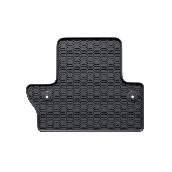 Tapis de sol en caoutchouc adapté pour Volvo S60 II Berline (2010-2019) - tapis de voiture - noir - 4 pcs.