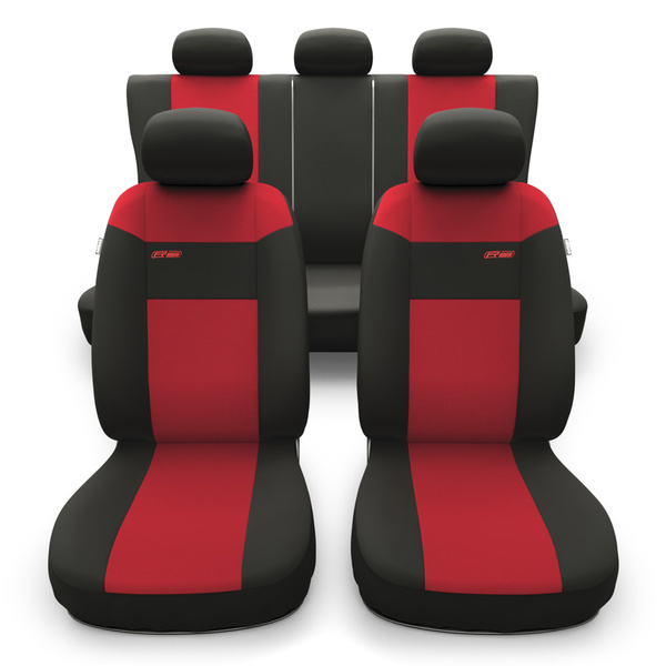 Housses de siège adaptées pour Audi A4 B5, B6, B7, B8, B9 (1995-2024) - housse siege voiture universelles - couverture siege - RSL-RD