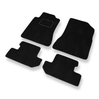 Tapis de Sol Velours adapté pour Ford Mustang VI (2014-....) - Premium tapis de voiture - noir