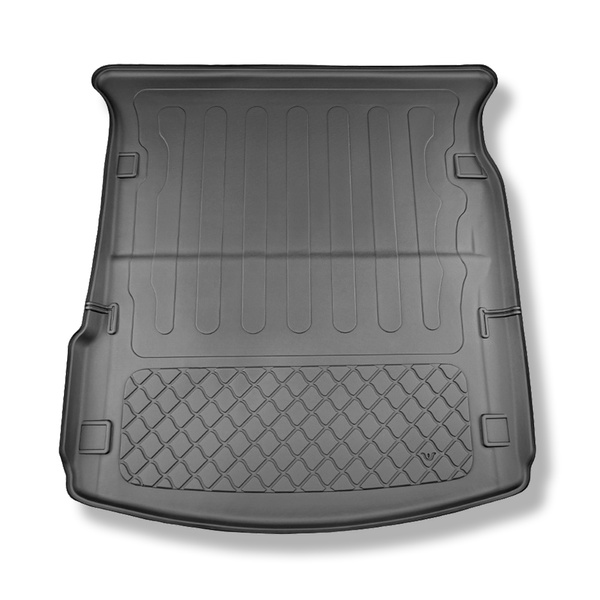 Tapis de coffre adapté pour Dodge Durango III SUV (01.2011-....) - bac de coffre - protection de coffre voiture - 7 places; 3me rangée abaissée
