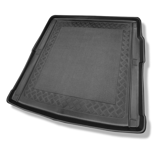 Tapis de coffre adapté pour Mercedes-Benz CLS W218 Shooting Brake (10.2012-02.2018) - bac de coffre - protection de coffre voiture - aussi pour les modèles avec des rails de fixation