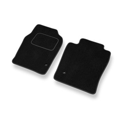 Tapis de Sol Velours adapté pour Toyota Previa II Monospace (2000-2006) - Premium tapis de voiture - noir