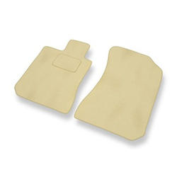 Tapis de Sol Velours adapté pour Honda Legend IV Berline (2004-2012) - Premium tapis de voiture - beige