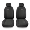 Housses de siège adaptées pour Peugeot 207 (2006-2013) - housse siege voiture universelles - couverture siege - 2UNE-1