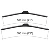 Balais d'essuie-glace de pare-brise adaptés pour Land Rover Range Rover Sport I SUV (03.2005-08.2013) - essuie-glace pour lunette avant - kit essuie glaces - balais plat