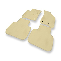 Tapis de Sol Velours adapté pour Fiat Freemont Crossover (2011-2016) - Premium tapis de voiture - beige
