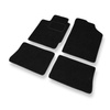 Tapis de Sol Feutres adapté pour Renault Thalia I (2001-2008) - tapis de voiture - noir