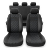 Housses de siège adaptées pour Audi A4 B5, B6, B7, B8, B9 (1995-2024) - housse siege voiture universelles - couverture siege - PRF-BL