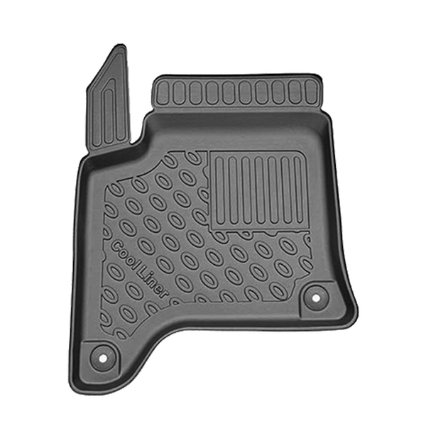 Tapis de sol en TPE adapté pour Citroen 2008 II Hybrid SUV (03.2025-....) - tapis de voiture - noir