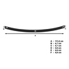 Revêtement noir pour pare-choc arrière Nissan Qashqai +2 Crossover (2009-2013)