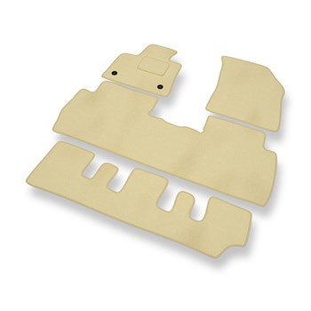 Tapis de Sol Velours adapté pour Peugeot 5008 SUV (2017-2024) 7-places - Premium