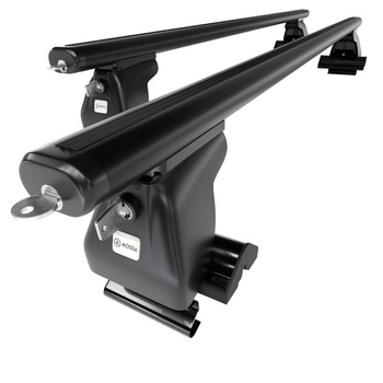 Barres de toit en aluminium adapté pour Daewoo Musso SUV (2000-2005) - Porte-Bag