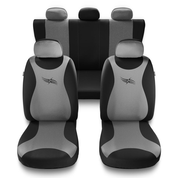 Housses de siège adaptées pour Lancia Phedra (2002-2010) - housse siege voiture universelles - couverture siege - TR-S